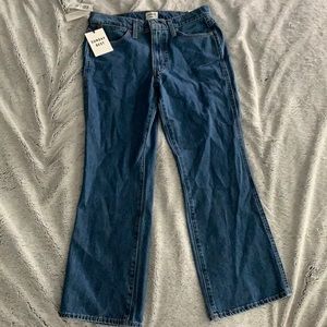 Aritzia Sunday Best zinger mid rise flare jeans
